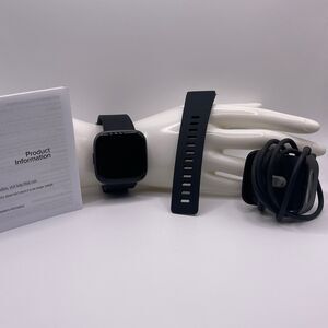 Fitbit Versa 2 Health and Fitness Smartwatch Wrist Watch Set